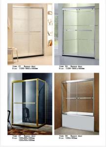 China 2 Bypass Door Shower Door Enclosures / Walk In Shower Enclosures Customized Size on sale