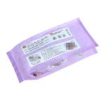 Custom Logo Side Gusset Plastic Flat Skincare Wet Wipes Packaging Film Bag For