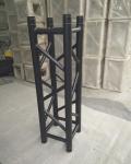 Indoor Stage Lighting Truss , 4 Sides Brace Tube 290 * 290mm Black Aluminum