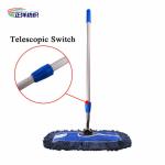95-160cm Aluminum Telescopic Handle Metal Frame Clip On Cotton Wet Mop