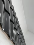 685*420mm Sun Solar Cells Green Black Red Color Glass Triple Curve Solar Roof
