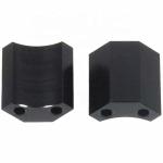 Black Custom Machined Plastic Parts CNC Turning Milling POM Nylon ABS Parts