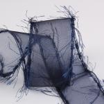 25mm-50mm Tassel Edge Polyester Organza Ribbon for Flower Chocolate Gift Packing
