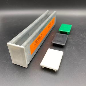 Wholesale Colorful PVC P5580 41x62mm Unistrut Channel End Cap from china suppliers