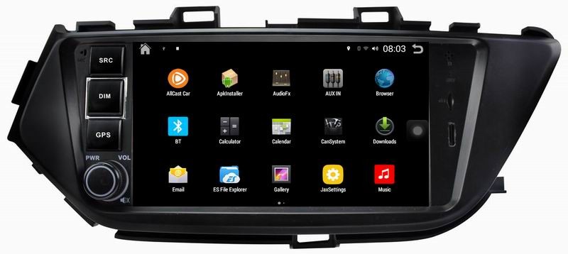 Ouchuangbo Android 4.4 car stereo DVD for Nissan Lannia 2015 with Bluetooth 3G wifi capacitance multiple touch screen