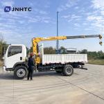 6 ton Crane truck 4x2 6wheels truck with straight arm crane HOWO light duty 3-8