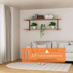 6-Shelf System Wood Organizer Lumber Storage Metal Rack