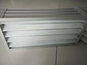 Wholesale Polyester Fiber Metal Frame Panel Pleated Air Filters Primary Efficiency from china suppliers