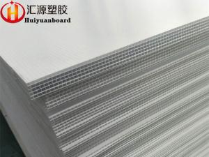 Wholesale Corona Treated 4mm White Coroplast Sheets 4x8 For Advertising from china suppliers