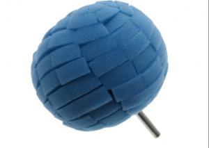 China 80mm Blue Car Polishing Sponges Ball For Car Wax And Car Wash on sale