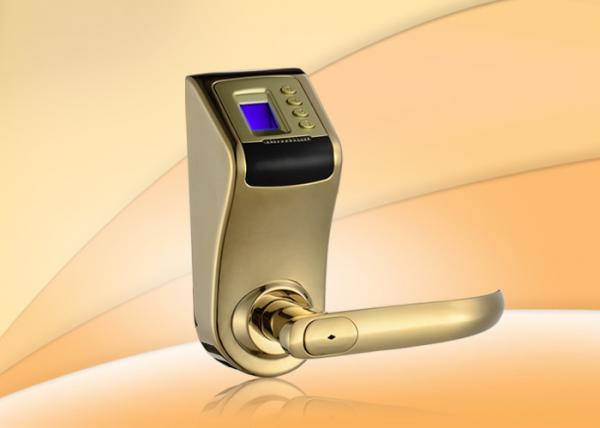 Quality Zinc Alloy Password Safe Fingerprint Door Lock With Auto Locking mode for sale