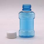 Customized Color Printing 75mL PET Plastic Bottle for Mouth Wash Liquid Travel