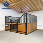 Space Efficient Swing Door Horse Stable Front Panel With Bamboo Infill