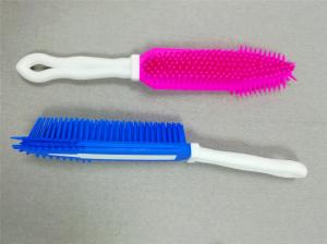 Wholesale Best Rubber Brush For Pet Hair, Portable Rubber Dogs Cats Hair Lint Remover Brush With Massage Effect from china suppliers