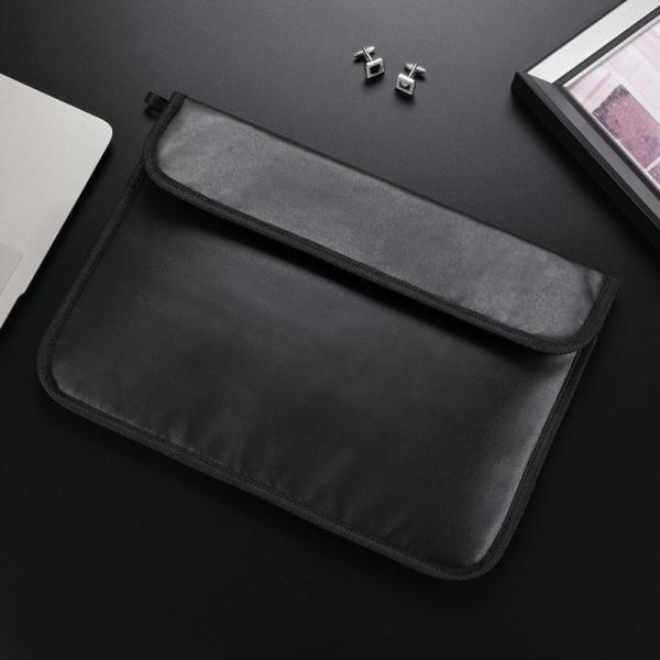 emf shielding anti RFID anti spy PU laptop bag