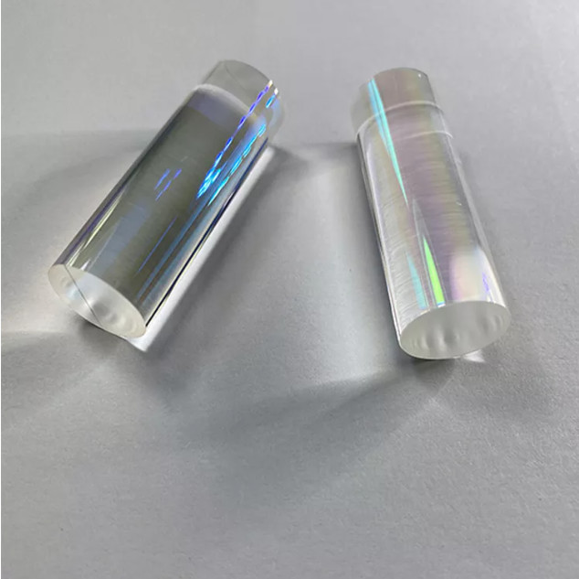 Custom Light Cylindrical Rectangular Wedge LED illumination Tapered Pyramid Prism Solar Power Prism Light Guide Rod