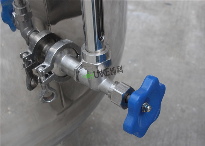 0.5 - 10T Food Grade Stainless Steel Water Tank For Cosmetics Industry