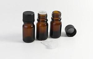 Wholesale 10ml 20ml 30ml Essential Oil Glass Bottles with Screw Cap Empty Amber Glass from china suppliers