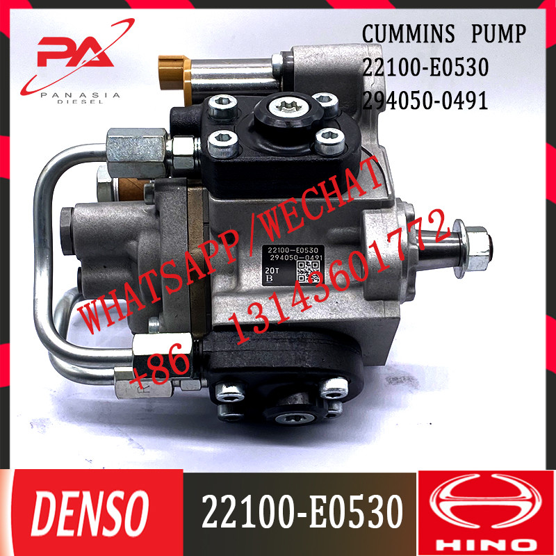 DENSO Diesel fuel HP4 fuel injection pump 294050-0491 22100-E0530 for Hino YM7 2940500491