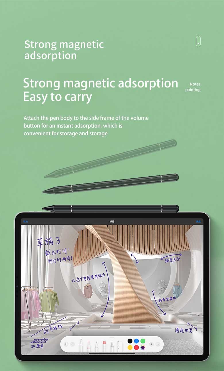 Touch Screen Android magnetic Stylus Ballpoint Pen for ipad drawing