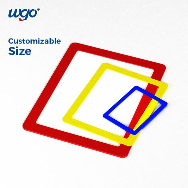 Removable 1000 Times Wall Mounted Plastic Sign Holder For Retail Shop Store