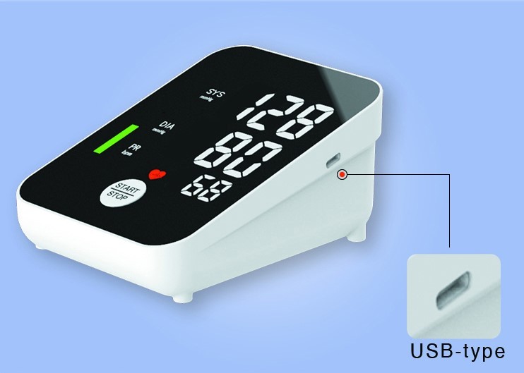 47cm Cuff Digital BP Machine AAA Batteries Blood Pressure Monitor