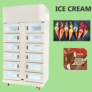 Wholesale Smart Card Cash Pay Frozen Ice Cream Gelato Vending Locker With Customized Doors from china suppliers