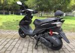 Lightweight Gas Motor Scooter Black Color High Safety Low Fuel Consumption