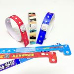 Custom Logo Promotional Item Wristbands Vinyl One Layer PVC Waterproof Colorful