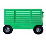Automotive Tool Cart With Stainless Steel Wheels Garage Storage