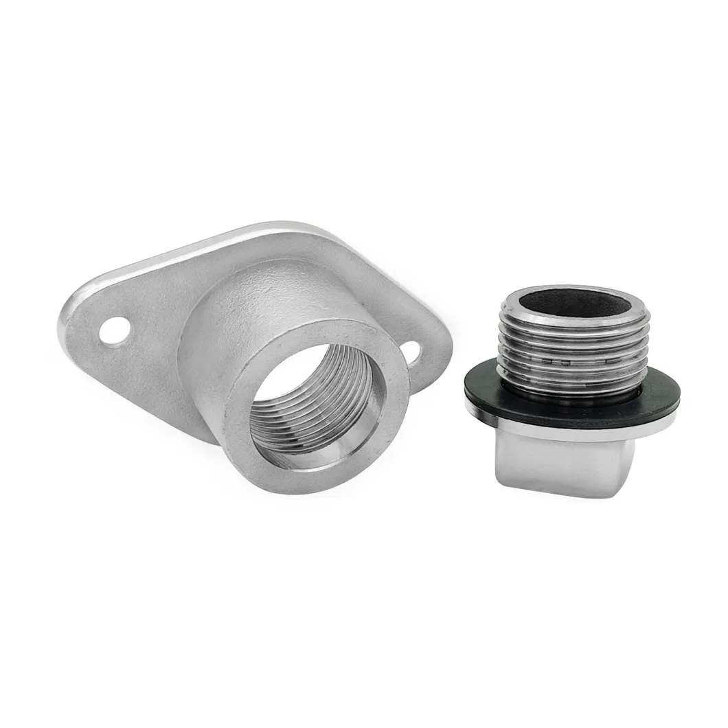 Polished Finish 316 Stainless Steel Thru Hull Water Drain for Boat Marine Yacht Other