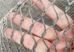 Wholesale 1mm Diameter 25mm*25mm Hole Stainless Steel Wire Rope Mesh For Different Animal from china suppliers
