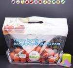 Fruit Packing Bags For Grapes Banana Vegetables Stand Up Plastic Food Bags,