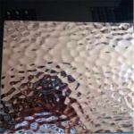 Stainless Steel Hammered Sheet 304 316 grade Embossed Pattern 1219*2438mm Size