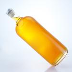 Tequila Vodka Rum Whisky Liquor Glass Bottle with Cork 1000ml High Flint