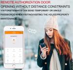 Indoor Electronic Entry Door Lock Waterproof Rust Free Corrosion Resistance