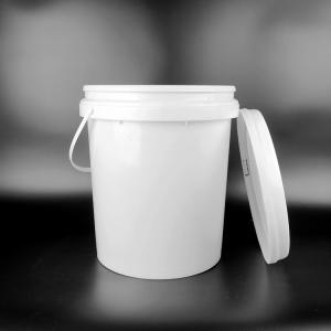 Wholesale Fertilizers Coatings Round Plastic Bucket 17kg With Lid And Handle from china suppliers