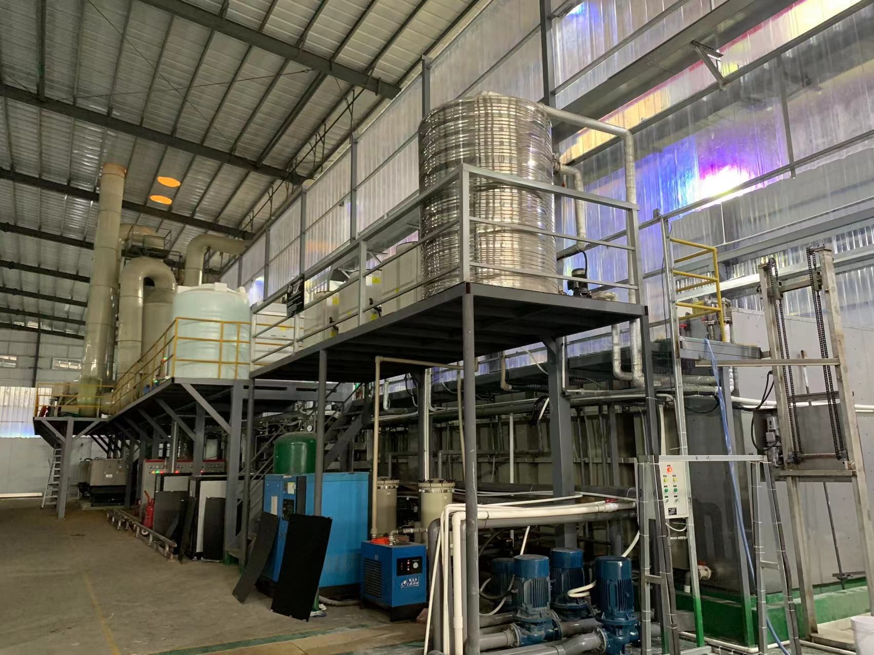 Small Workpiece Automated Anodizing Line Colouring Treatment Process
