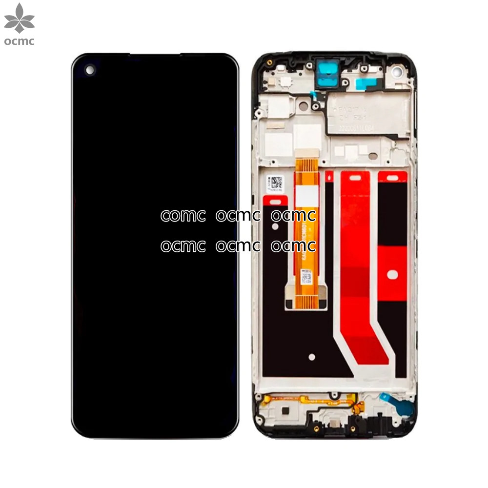 HOT SALE LCD Display Touchscreen OEM Display Touchscreen With Frame For OPPO A53 S 2020 cph2139 BLACK