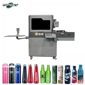 Wholesale Double-Station Cylinder UV Printer Metal Cans Thermos Cup Bottle Glass UV Printer Round Digital Printing Machine from china suppliers