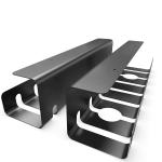 Electric Wire Organizer Tray for Living Room No Drill Under Desk Cable