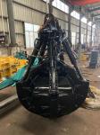 Factory Orange Peel Grab Excavator Rock Grapple, Excavator Grab Thumb Bucket