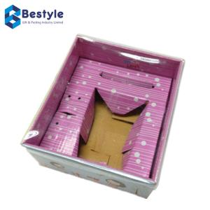 Wholesale Transparent Lid Corrugated Paper Packaging Box Glossy Lamination from china suppliers