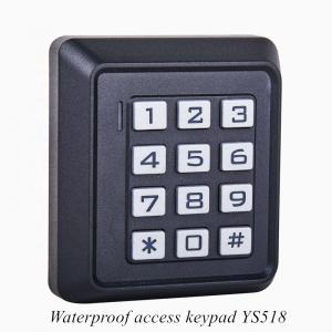 China Auto Door Keypad Waterproof IP68 RFID 125khz Access Control Keypad Coded Door Entry Systems Stand-Alone With 2000 Users on sale