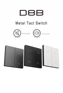 Wholesale Changing Light Color KNX Wall Switch Stainless Steel Panel For Home / Hotel from china suppliers