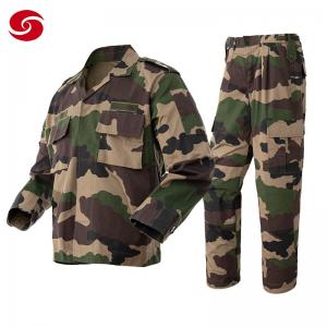 Wholesale Guinea Burkina Faso Military Police Uniform West Africa French Camouflage Battle Dress from china suppliers