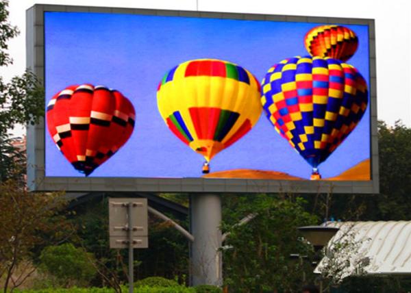 P6 Outdoor Rental LED Display , Fixed Outdoor Advertising LED Display Screen