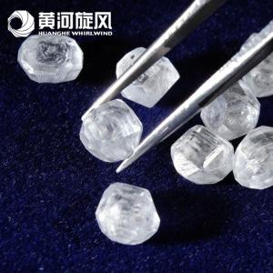 Wholesale HUANGHE WHIRLWIND HPHT/CVD diamond lab created row diamond synthetic rough diamond from china suppliers