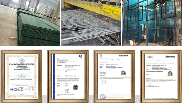 1.2m / 1.8m / 2.4m Panel Height 358 Anti Climb Security Fence For Prison