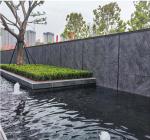 Wear-Resistant Matt Mural Dark Gray 1200x600mm Engraved Ink Outside Curatin Wall